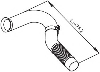 DINEX 54181 Exhaust Pipe